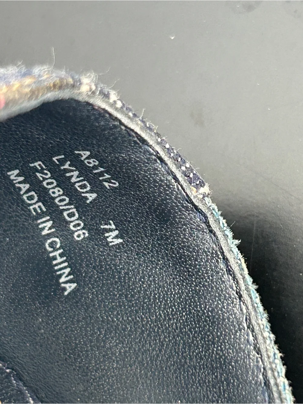 Coach Lynda Denim and Snakskin Patchwork Wedge